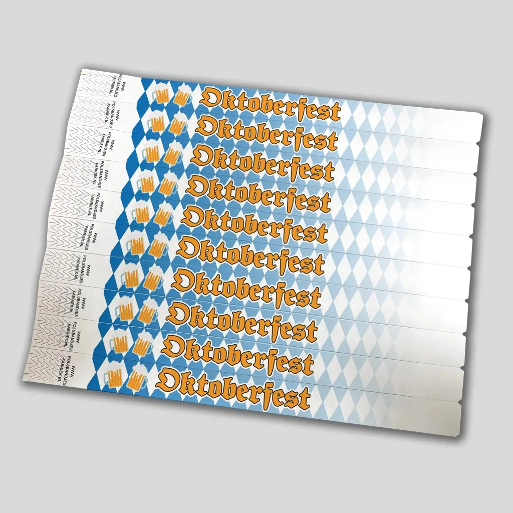 Tyvek Polsbandjes Oktoberfest