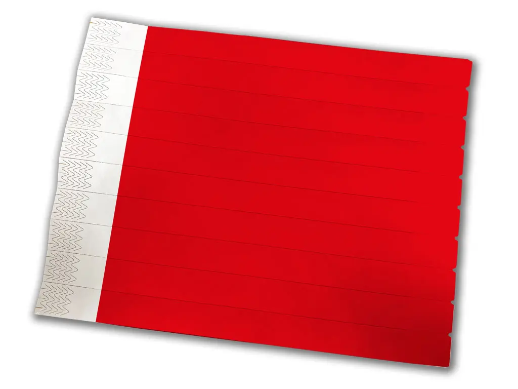 Gekleurde Polsbandjes Onbedrukt | Op Vel | 2000 per doos