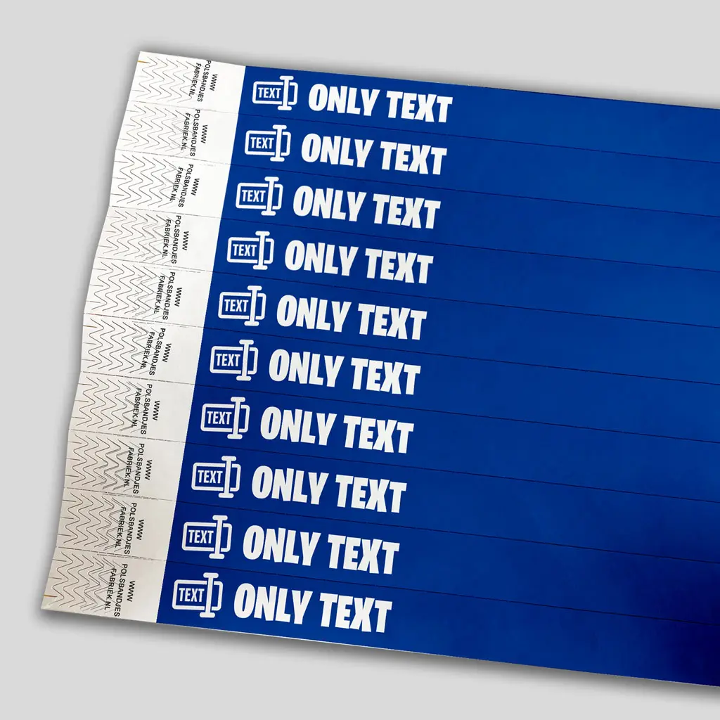 Budget Tyvek Polsbandjes | Eigen Tekst