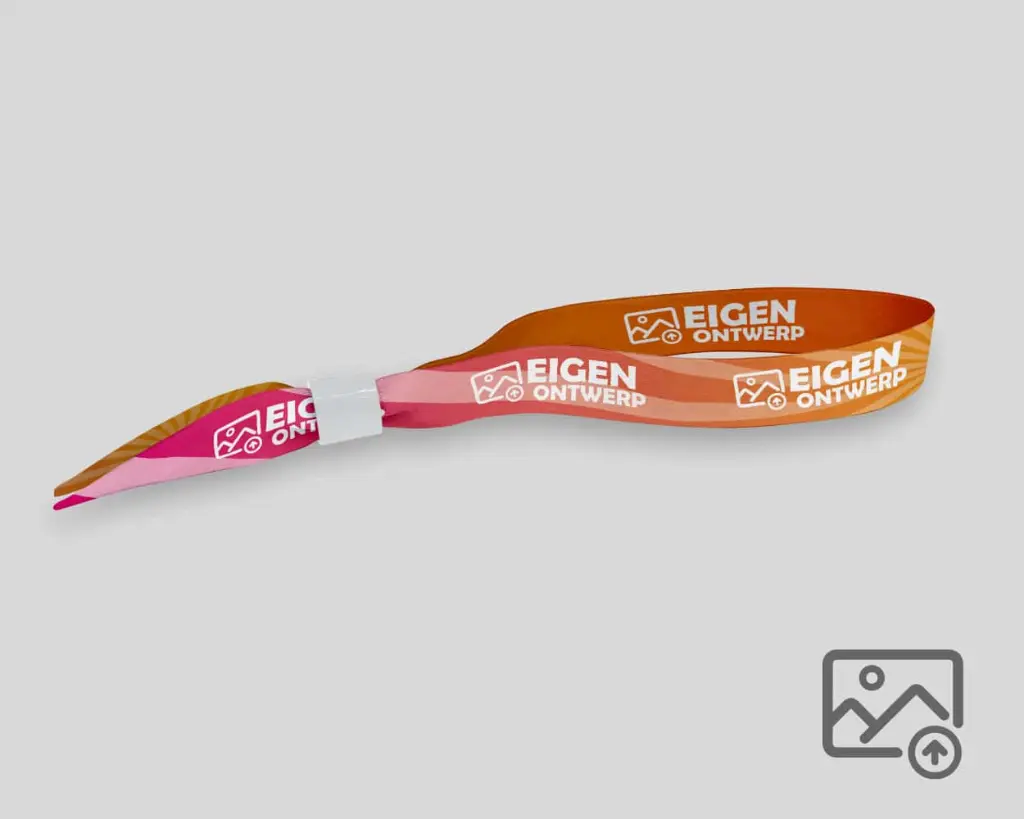 Textiel Polsbandjes | Eigen Ontwerp | Dubbelzijdig Bedrukt