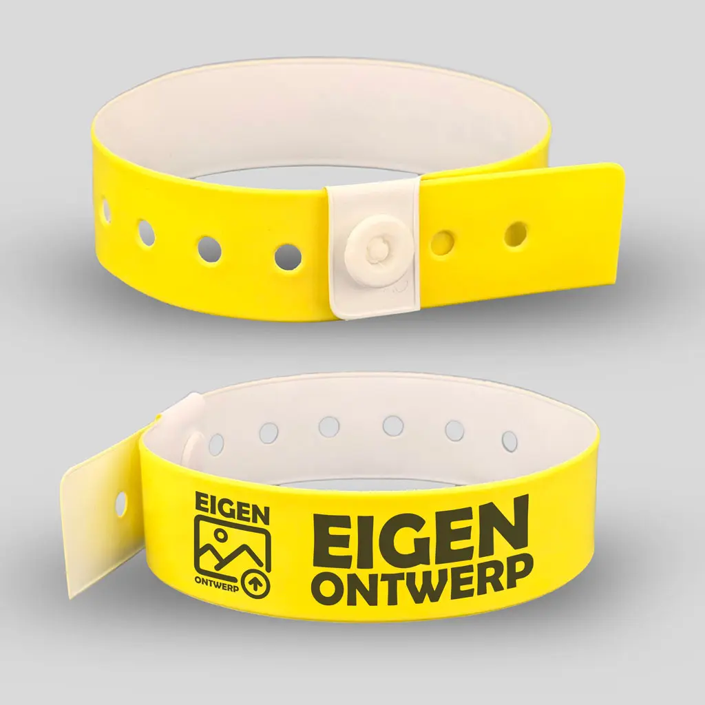 Vinyl Polsbandjes Model L | Eigen Ontwerp