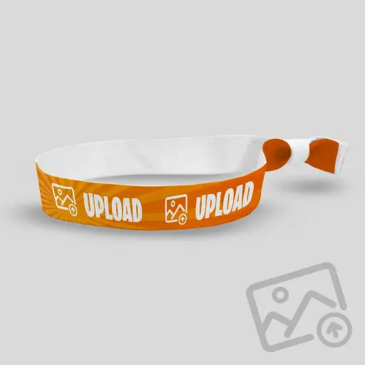 Textiel Polsbandjes | Eigen Upload | Enkelzijdig Bedrukt